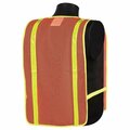 Liberty Glove HIVIZGARD General Purpose Safety Vest, Universal, Fluorescent Orange, Polyester Mesh N16230